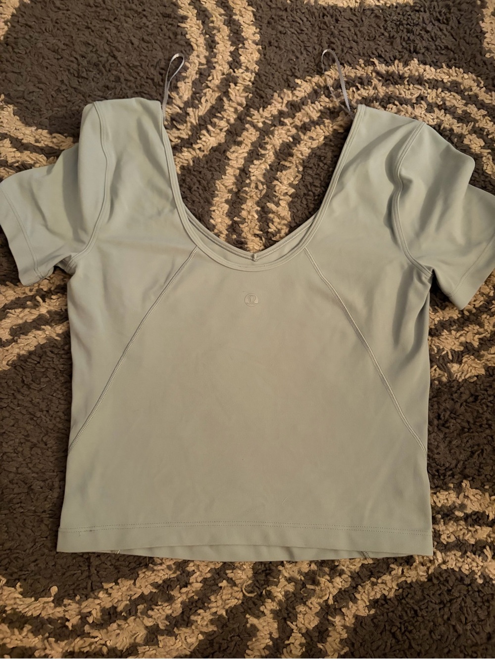 lululemon athletica Sage Green Scoop-Neck Performance Tee